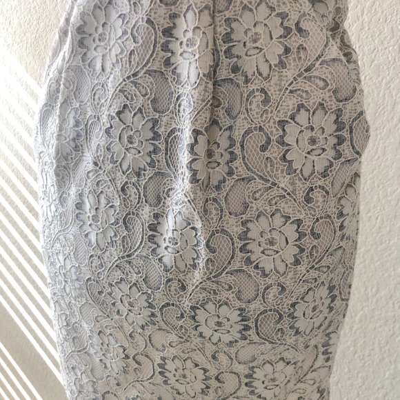 Teeze Me Bow Tie Lace Semi-Formal Mini Dress - Picture 3 of 5